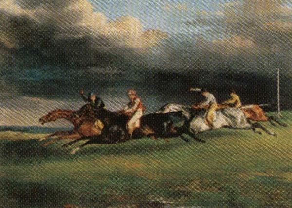 Epsom Derby, Theodore Gericault